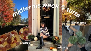 MIDTERMS WEEK as a premed student at TUFTS  uni vlog [upl. by Alys]