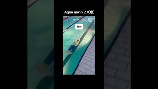 Aqua Man 20 ☠️  best swimming short video  swimming new record swimming olympics2024 shorts [upl. by Blader410]