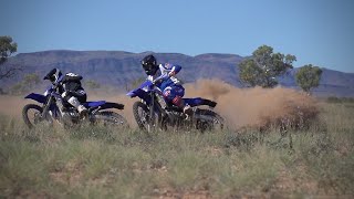 WIDE OPEN IN THE DESERT Yamaha WR450F and WR250F [upl. by Latona]