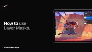 How to use Layer Masks in Procreate [upl. by Tyoh702]