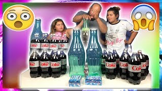 GIANT COCA COLA VS MENTOS IN THE HOUSE  DIET COKE VS MENTOS [upl. by Lenaj355]