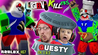 Roblox GUESTY amp the KILLER FGTeeV 🍕 Chapter 2 Pizza  Piggy Escaped our JAIL 67 [upl. by Tuppeny928]