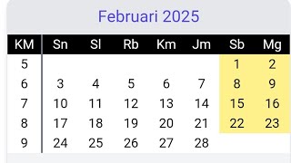 Kalender 2025 [upl. by Fawcette332]