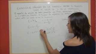 QUIMICA Ejercicio 6 Estructura atómica  Cálculo energía transición sabiendo el valor de landa [upl. by Doll]