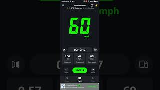 using a speedometer app [upl. by Nitsej]