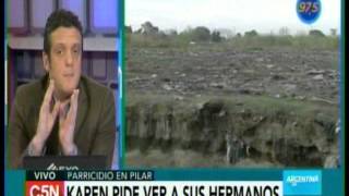 C5N  Parricidio en Pilar Karen pide ver a sus hermanos [upl. by Gies]