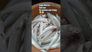 Lady fish fry 😋ঘরকন্যা🥗ladyfishfishfry [upl. by Rivard579]