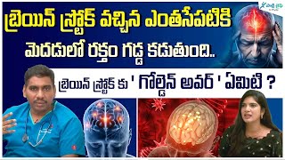 What is the “Golden Hour” for a Stroke Patient  Stroke  Diagnosis and treatment  Dr Ch Murali [upl. by Rim]