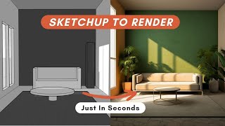 Turn Your Mood Boards amp SketchUp Models into Realistic Renders Using AI [upl. by Scarlett]