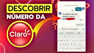 Como descobrir meu número da Claro por SMS ATUALIZADO [upl. by Ynnob]