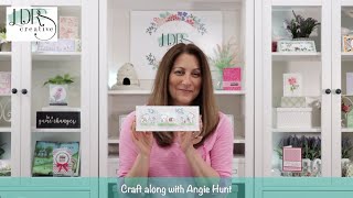 Craft Along with Angie Hunt  Window Slimline Card [upl. by Emmalee]