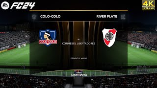 Colo Colo Vs River Plate  Copa Libertadores Cuartos De Final FC 24 Next Gen PS5 Series X 4k [upl. by Yaffit976]