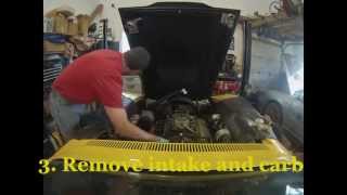 Changing heads on a 69 Corvette SBC [upl. by Lednar]