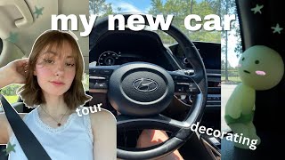 decorate my NEW car with me  CAR TOUR [upl. by Adaran872]