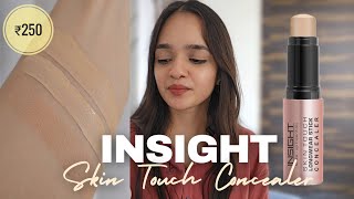 Insight Skin Touch Longwear Concealer Review  Shade Comparison with other Insight Concealers [upl. by Donavon950]