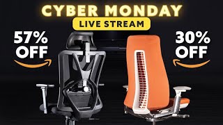 Cyber Monday Live Best Office Chairs Deals amp MORE [upl. by Ecneitap]