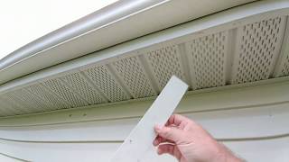 Installing security cameras under eave with vinyl soffit [upl. by Odraccir]