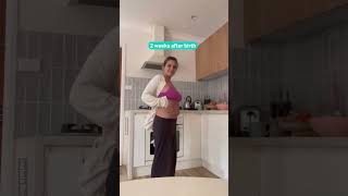 Watch My Belly Change After Giving Birth 😱 [upl. by Asalocin526]