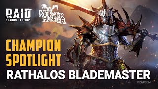 RAID Shadow Legends  Champion Spotlight  Rathalos Blademaster [upl. by Liagibba]