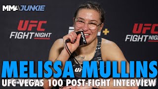 Melissa Mullins Explains Weight Miss Hopes TKO Leads to New Contract  UFC Vegas 100 [upl. by Anirbak]