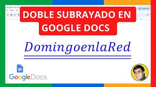 DOBLE SUBRAYADO EN GOOGLE DOCS Fácil y Rápido [upl. by Hugon270]