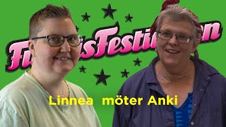 Malte och Linnea intervjuvar Anki finalist i järfällas Funkisfestival 2025 [upl. by Eirojam]