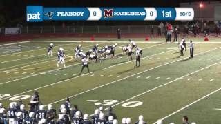 October 2nd 2015  PVMHS Football vs Marblehead [upl. by Tneicniv]