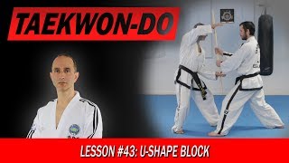 UShape Block Digutja Makgi  TaekwonDo Lesson 43 [upl. by Piks]