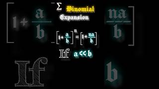 Binomial expansion mathsshorts [upl. by Nylavad]