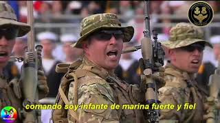 Himno Agrupación de Comandos IM Armada de Chile [upl. by Tirrag]