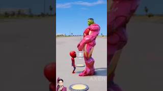 GTA 5 SPIDERMAN VS HULK 😱 gta gaming shorts [upl. by Ossy]