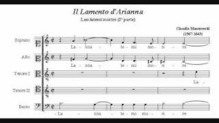 Claudio Monteverdi  Lamento dArianna 14 Alessandrini [upl. by Druce]