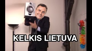 Gražulio partijos daina  Kelkis Lietuva  kaip kovoti su kaimynais kurie garsiai klausosi muzikos [upl. by Amelia]