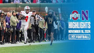 Ohio State at Northwestern  Highlights  Big Ten Football  11162024 [upl. by Hollenbeck192]