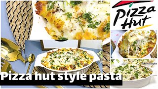 💯 Pizza hut style chicken Alfredo pastapizza hut copy pastaBest pasta recipe chicken baked pasta [upl. by Unni]