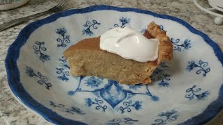 Homemade Flaky Pie Crust w Cushaw Squash Filling [upl. by Akimot]