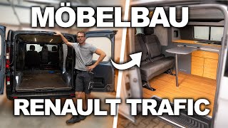 Möbelbau beim Renault Trafic 🚐🪵  Camper Ausbau  Leichter als ein Ikea Schrank  Camper Meyer [upl. by Gnart275]