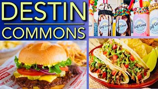 Where To EAT At The Destin Commons  Destin Florida [upl. by Aihtekal]