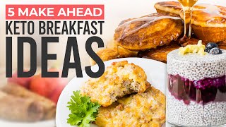 MAKE AHEAD KETO BREAKFAST  2 Weeks Worth of Low Carb Breakfast Meal Prep in ONE DAY [upl. by Michael]