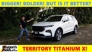 Is the TopSpec Ford Territory Titanium X Worth The Upgrade Car Review [upl. by Knowles190]