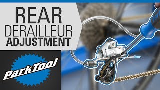 How to Adjust a Rear Derailleur – Limit Screws amp Indexing [upl. by Mcdowell654]