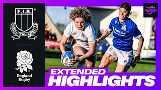 HOW MANY CARDS 🟥  ITALY V ENGLAND  EXTENDED RUGBY HIGHLIGHTS [upl. by Yannodrahc937]