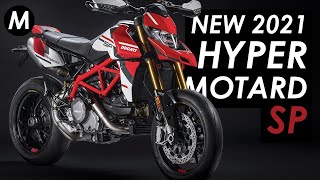 New 2021 Ducati Hypermotard 950 RVE amp SP Update Announced [upl. by Yrelle]