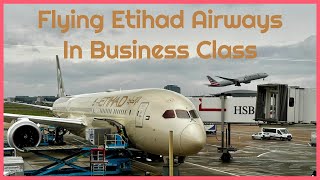 Flying Business Class With Etihad Airways  What an Experience [upl. by Aridni]