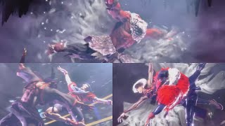 Manon dancing with all characters Including dlc in street fighter 6  manon level 3 critical art [upl. by Hakceber]