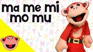 Sílabas ma me mi mo mu  El Mono Silabo  Videos Infantiles  Educación para Niños en Español [upl. by Nolrev]