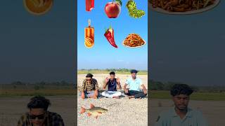 Three cute brothers vs eating biscuiticecream watermelon chocolate amp insect vfx magic videoshort [upl. by Treva300]