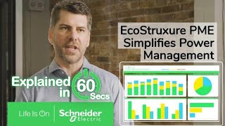 EcoStruxure Power Monitoring Expert in 60 Seconds  Schneider Electric [upl. by Eelyrag718]