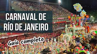 CARNAVAL de RÍO DE JANEIRO 🎉 ¿Qué entrada comprar 🤔 ¿Cómo llegar al Sambódromo  Toda la info [upl. by Masha]