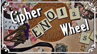 Making an Enola Holmes inspired Cipher Wheel [upl. by Walcott]